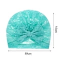 thumbnail image 3 of Newborn Hat Nice-looking Wide Application  Lace Bowknot Baby Cap Shooting Props, 3 of 10