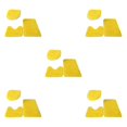 thumbnail image 1 of Transemion 1/2/3/5 3pieces Anti-slid Particles Rug Set Secure And for Slip-free Bathroom Mats For Yellow 5PCS, 1 of 6
