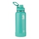 thumbnail image 1 of Takeya Actives 32 oz Vacuum Insulated Stainless Steel Water Bottle with Spout Lid, Premium Quality, Teal, 1 of 4