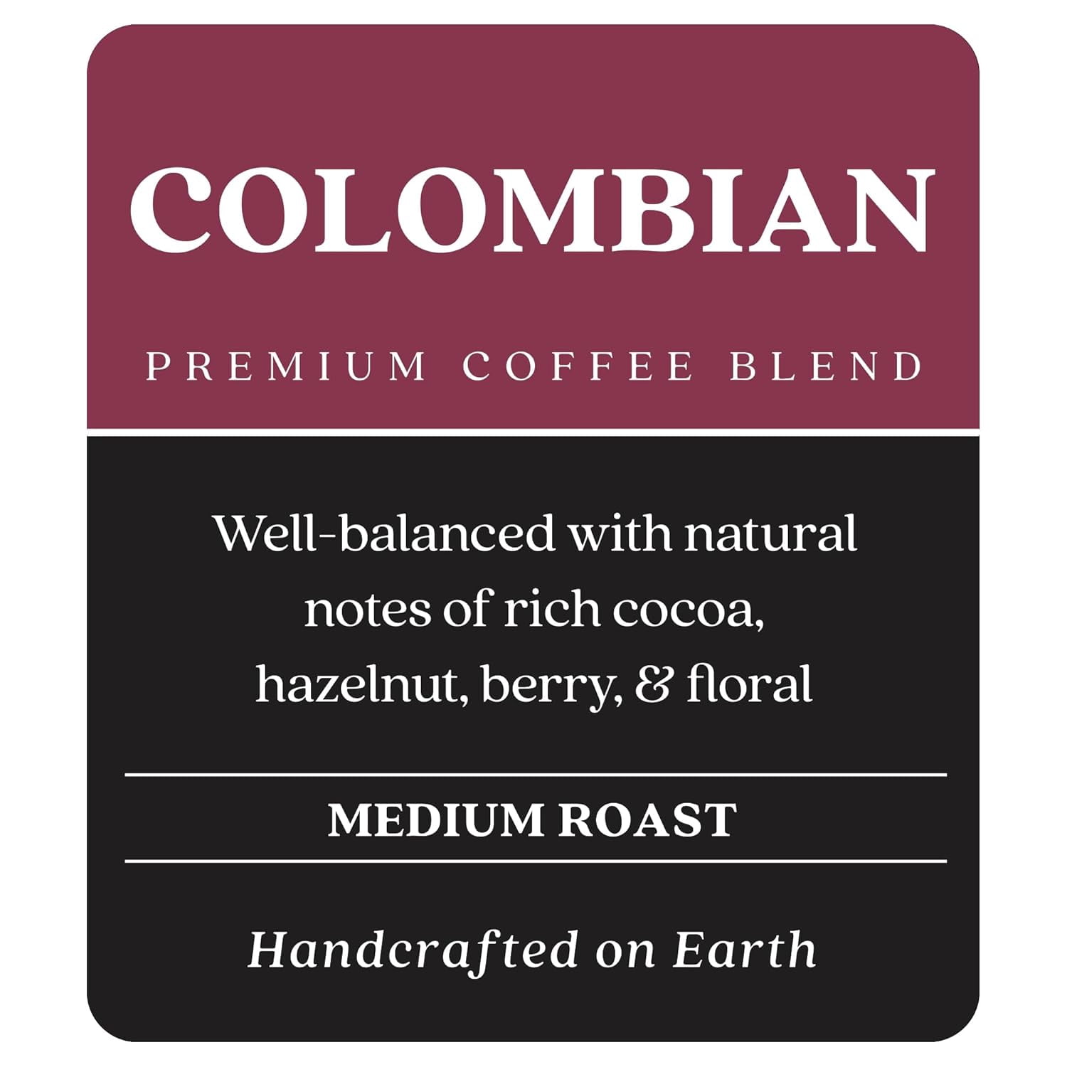 Copper Moon Whole Bean Coffee, Medium Roast, Colombian Blend, 5 lb Bag
