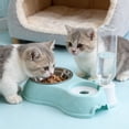 thumbnail image 6 of Eoozwa Stainless Steel Pet Bowl Automatic Water Dispenser 2 In 1 Food and Water Gravity Feeder for Small Medium Dog Cat Easy Clean Non Skid, 6 of 6