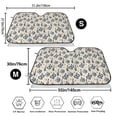 thumbnail image 3 of Balery Snake Print Car Windshield Sun Shade,Windshield Sunshade for Car Pickup Truck SUV Accessories-Medium, 3 of 7