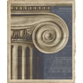 thumbnail image 2 of Harper, Ethan 26x30 White Modern Wood Framed Museum Art Print Titled - Ionic Architecture I, 2 of 4