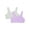 Grey, variant on Girls Cotton Bra, 2-Pack, Sizes S-XXL