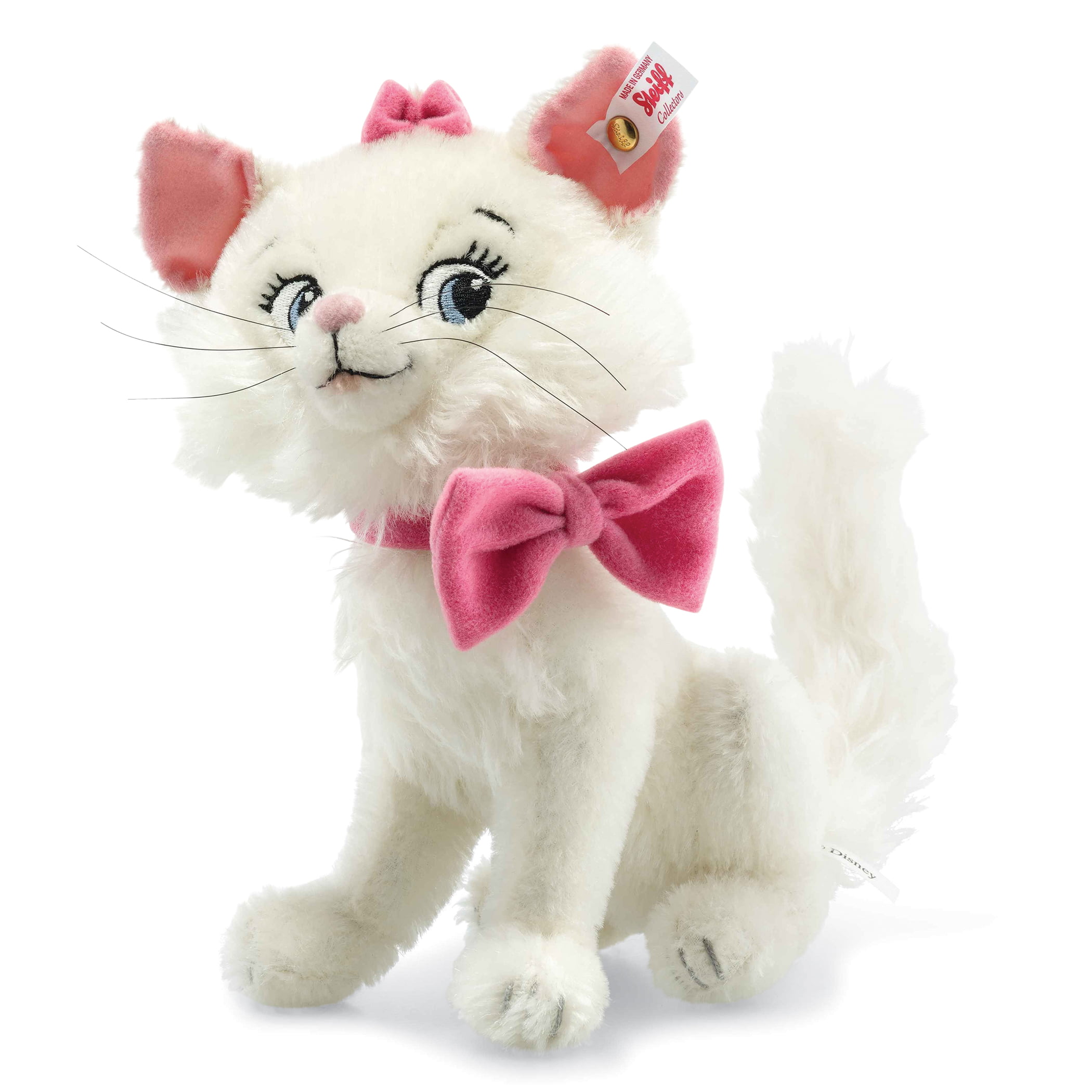 Marie Cat Kitten Aristocats Disney Plush White Pink Bow Stuffed Toy 11 Inc for sale online 