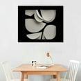 thumbnail image 2 of Orinice Black And White Abstract Wall Art, Boho Wall Art Decor Abstract Minimalist Wall Art, Modern Minimalist Wall Art, Boho Bedroom Decor Aesthetic Black And White Minimalist Wall  20x16in, 2 of 6