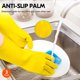thumbnail image 3 of Guantes de cocina impermeables de goma para lavar platos y coches de látex resistentes al desgaste, 3 of 6