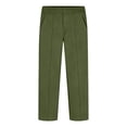 thumbnail image 5 of Boys School Uniform Pants Str𝐞tch Pull On Bottom Kids Elastic Waist Straight Leg Trousers Girl Hign Waisted Preppy Clothes, 5 of 6
