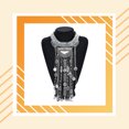 thumbnail image 4 of Jumpingount Collar de aleación para mujer, reemplazo portátil, fiesta de moda, citas, chicas, colgante para mujer, collares, joyería, regalo de Ropa, zapatos y accesorios Miscelánea Jumpingount AP015069-00, 4 of 6