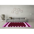 thumbnail image 3 of Ahgly Company Indoor Rectangle Abstract Pink Contemporary Area Rugs, 4' x 6', 3 of 4