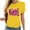 QR1_Yellow, variant on VKOYWKM Pink Ribbon T-Shirts Women Breast Cancer Breast Cancer T-Shirt Inspirational Breast Cancer Graphic Tees Casual Crew Neck Short Sleeve Fight Cancer Tops