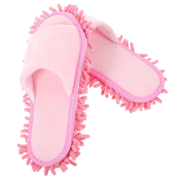 BESTYASH Dusting Slippers 1 Pair with Chenille Sole for Indoor Cleaning and Cozy Winter Wear