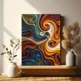 thumbnail image 6 of Abstract Swirls Canvas Print, Modern Wall Art for Living Room, Bedroom, Office, Hallway, Entryway, Dining Room, 6 of 8