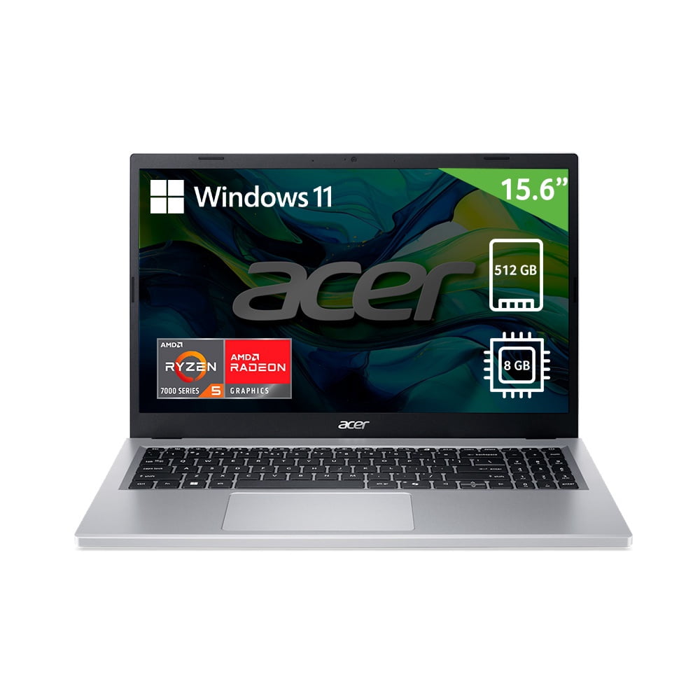 Acer Laptop Acer Aspire Go 15 Ag15-21pt-r8mt Ryzen 5 7520u 4 Núcleos 8gb 512gb Plata
