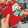 thumbnail image 4 of NobleWorks Funny Christmas Greeting Card with 5 x 7 Inch Envelope (1 Card) Merry Christmas Holiday North Pole 1406, 4 of 6