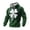 Tops-A695Multicolor, variant on Men's St Patrick's Day Hoodie Pullover Long Sleeve Clover Heart Print Sweatshirts Waffle-Textured Casual Irish Festival Graphic Hooded Tops