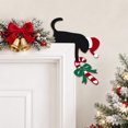 thumbnail image 5 of Velmasee Wooden Christmas Door Frame Corner Decor, Self-Adhesive Cartoon Festive Cutout for Holiday Home Party Decor, 5 of 6