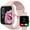 Pink, variant on TOOBUR IDW16 IP68 Waterproof 1.95 inch Pink Case with Silicone Band