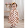 thumbnail image 4 of BemeyourBBs Kids Toddler Baby Girl Summer Golf Football Dress Outfit Athletic Workout Dress Clothes Sleeveless Tank Dress Lapel Collar Half Zipper A Line Dress Party Princess Dresses, 4 of 9
