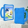 thumbnail image 5 of Allytechgroup iPad 10.2" 7th 8th 9th Gen Case Cover, EVA Rugged Football Design Case for Girls Boys Kids Bumper Shockproof Lightweight Hand Stand Case for Apple iPad 10.2" 2019/2020/2021, Blue, 5 of 5