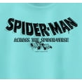thumbnail image 2 of Junior's Spider-Man: Across the Spider-Verse Movie Logo Black Racerback Tank Top Cancun 2X Large, 2 of 4