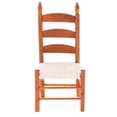 thumbnail image 2 of Silla de madera en miniatura para muebles de casa de muñecas, accesorios de comedor, escala 1/12 marrón, 2 of 9