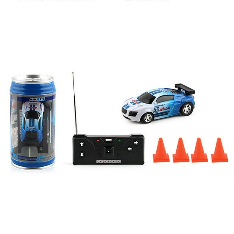 Mini RCs Car Canned 4-wheel Vehicle Remote Control Car with Light  Flashing/Tank Car Toys, Age 3+ 