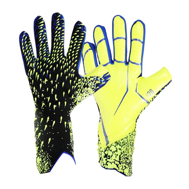 Guantes de fútbol Guantes de entrenamiento Guantes de entrenamiento anti -Slip Guantes de porteras de equipo de protección para juegos al aire libre Tamaño 10