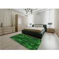 thumbnail image 5 of Ahgly Company Machine Washable Indoor Square Transitional Deep Emerald Green Area Rugs, 7' Square, 5 of 7