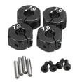 thumbnail image 1 of Adaptador de accionamiento Zulema Cubo de rueda 12 mm apto para HSP 94101 94108 94110 1/10 negro, 1 of 7