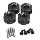 thumbnail image 1 of Piezas de Automóvil Hugo RC 1:10 Bujes Hexagonales 12 Mm Negro, 1 of 7