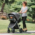 thumbnail image 3 of Chicco Bravo Quick-Fold Stroller - Black | Black, 3 of 5