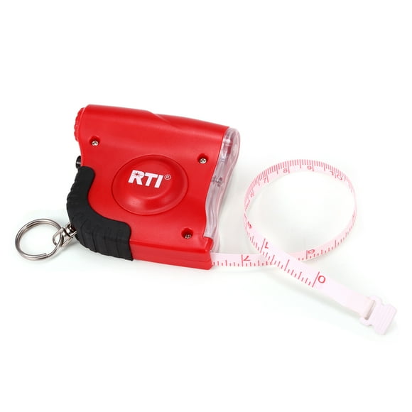 RTI Illuminated RTI Fishing Ruler with LED Light, Compact Plastic Design for Accurate Measurements
