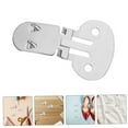 thumbnail image 5 of OUNONA 30 Pieces Flat Stainless Steel Shoe Clips for Crafting, Lightweight Metal Shoe Accessories and Repair Supplies, 5 of 8