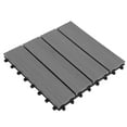 thumbnail image 5 of FlooringInc Helios Outdoor 4 Slat Interlocking Deck Tiles, 1 Tile, Hawaiian Grey, 5 of 5