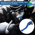 thumbnail image 3 of Palancas de freno y embrague cortas Unique Bargains para Yamaha MT-10/FZ-10 2017-2021, palanca de freno ajustable en 6 posiciones, aleación de aluminio, azul, 1 par, 3 of 7