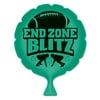 Beistle Set of 6 Green and Black "End Zone Blitz" Whoopee Cushion With A football - 8"