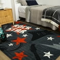 thumbnail image 3 of Mohawk Home Rock Star Printed Indoor Area Rug in Red, 8'x10', 3 of 9