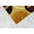 thumbnail image 4 of Planet Rugs Premium 3D Thick Abstract Indoor Area Rug 1062 Brown 2'7''x4', 4 of 11