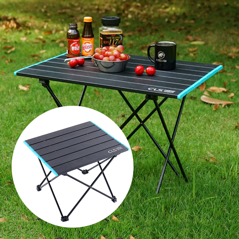 Aluminum Alloy Lightweight Folding Camping Table Camping Picnic Small