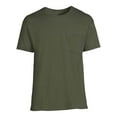 thumbnail image 4 of Athletic Works Men's and Big Men's Active Soft Blend Pocket T-Shirt, 4 of 5
