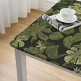 thumbnail image 5 of HAOXIT  Hawaiian Colors Pattern Square Tablecloth,Stain Wrinkle Resistant Reusable Washable Print Square Table Cover,for Kitchen Indoor Outdoor Events Party Decor(Army Green Slate Brown) 46*46, 5 of 8