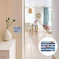 thumbnail image 7 of Yayeee Toggle Light Switch Wall Plate 3-Gang 6.37"x4.48" Decorative Outlet Cover, Blue Sailboats, 7 of 7