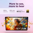 thumbnail image 3 of Lenovo Idea Tab Plus - Lightweight Tablet - 12.1 2.5K IPS Touchscreen Display - 90Hz - MediaTek Dimensity 6400-8GB Memory - 128GB Storage - Integrated Arm Mali-G57 MC2 Tab Pen & Folio Case, 3 of 5