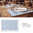 thumbnail image 3 of Placemats Set of 8, Blue Branches Woven Placemat, Linen Place Mats for Kitchen/Dining Tables, Vintage Art Farmhouse Washable Table Mats for Party, 3 of 8