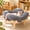 Dark Gray, variant on CheerPals Elevated Cat Bed, Washable Flower Pet Cushion with Sturdy Wooden Frame, Heavy-Duty Lounge Chair for Indoor Cats & Small Dogs, White