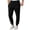 Black, variant on Joggers for Men Elastic Waist Drawstring Casual Lightweight Sweatpants with Pockets Jogging Pants Trousers