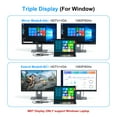 thumbnail image 6 of AUOSHI Docking Station for Laptop, 11-in-1 USB C Hub with Dual Monitor, 4K HDMI-Compatible, VGA, USB 3.0/2.0, 100W PD Charging, SD/TF, Ethernet, Audio for MacBook/Dell/HP, 6 of 9