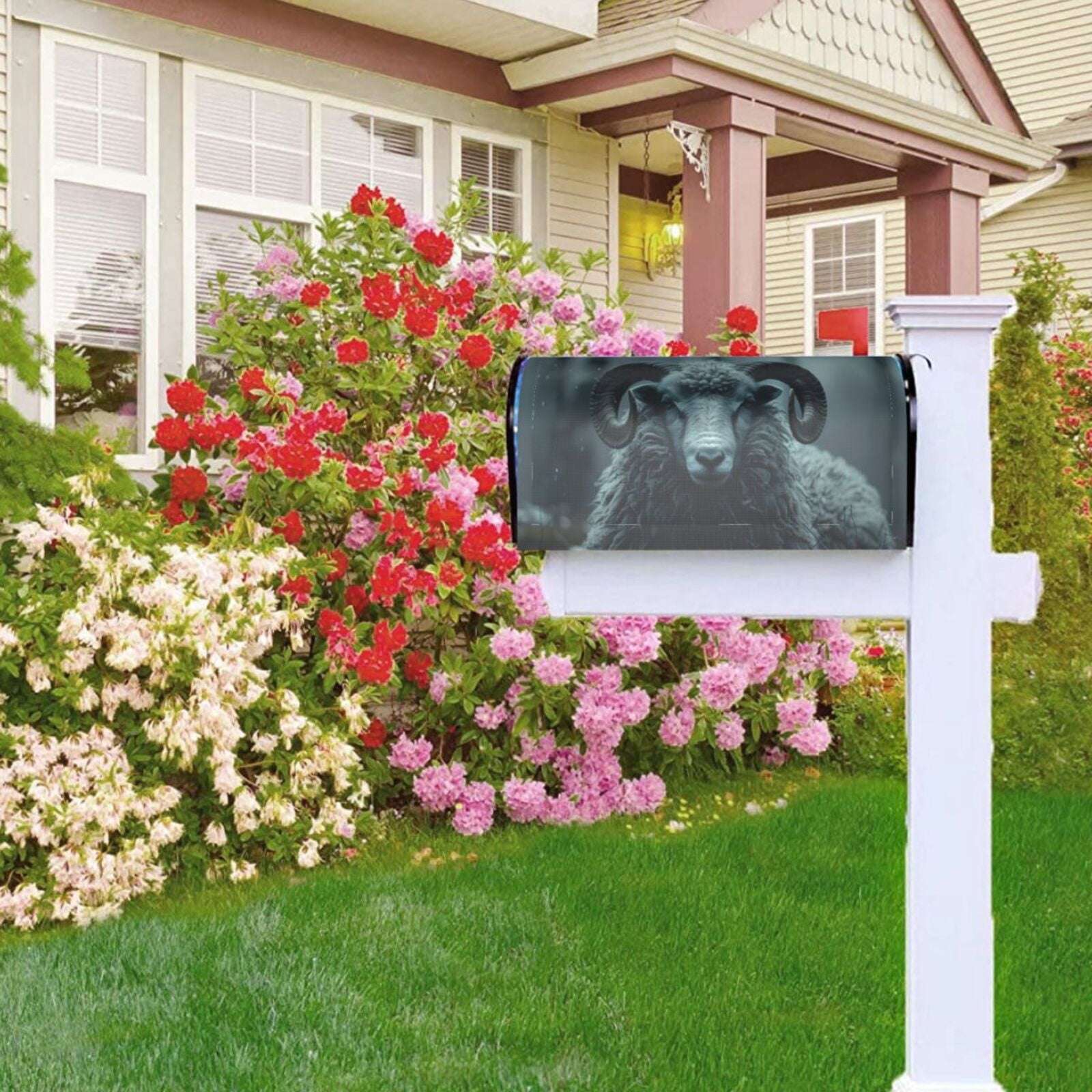 Kdxio Magnetic Mailbox Cover 21x18 in Mailbox Cover Outdoor Decoration Holiday Mailbox Covers for Home Garden Yard-21x18 in
