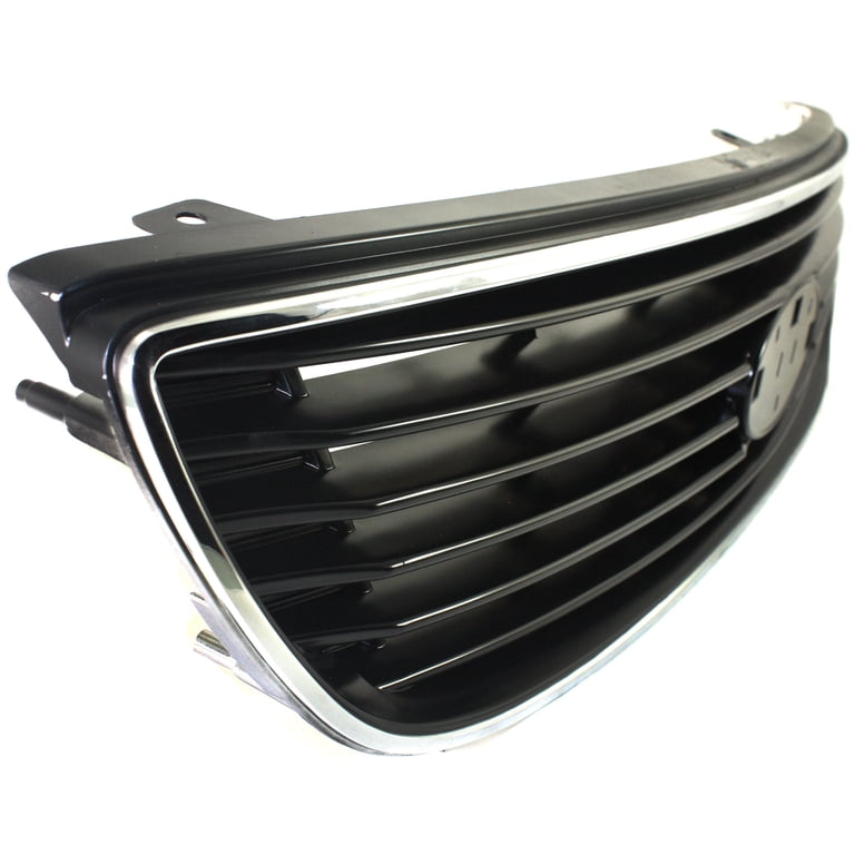 Evan-Fischer Front Bumper Grille – 2009-2010 Kia Optima Magentis, Textured Black Plastic, Direct Fit